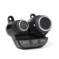 BACK/OPTIONS/MAIN panel s tlačítky